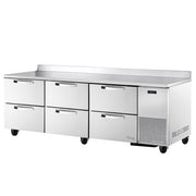 True TWT-93D-6-HC~SPEC3 93" 6-Drawer Worktop Refrigerator