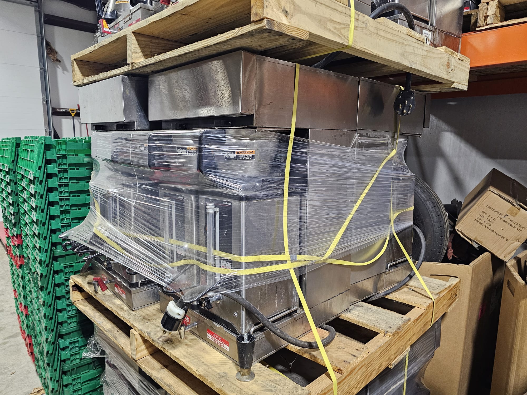 Wholesale lot of 4 Used Bunn 33500 Commercial Dual Soft Heat Coffee Brewers 220V JS - Falcon Restaurant Supply - 5