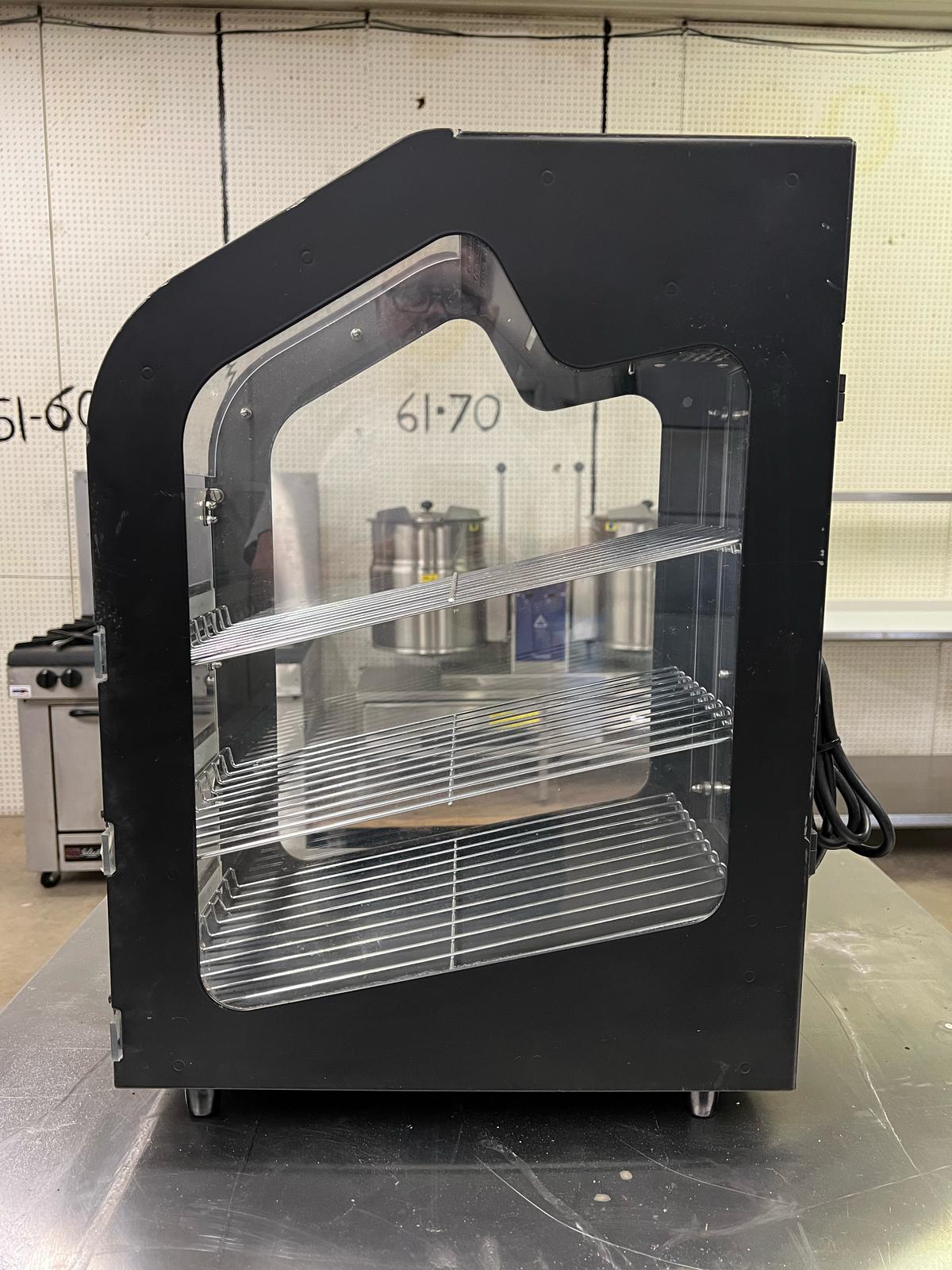 Used Wisco 791 Countertop Heated Display Merchandiser 3 Shelves 120V 670W