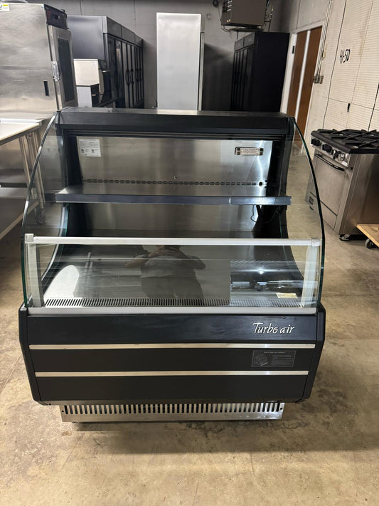 Used 39" Turbo Air TOM-40LB Refrigerated Open Self Serve Display 120V