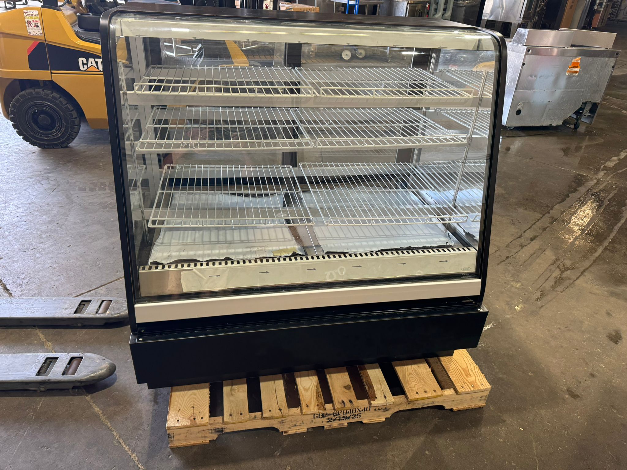 New 48" CDS RPDW - F Forced Air Refrigerated Deli Case Lighted Display 115V - Falcon Restaurant Supply - 1