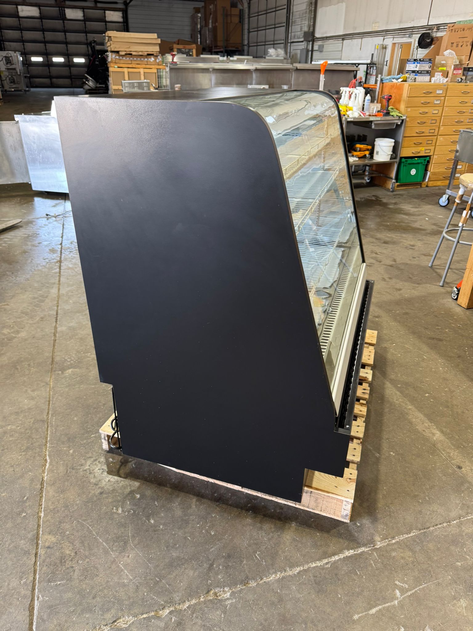 New 48" CDS RPDW - F Forced Air Refrigerated Deli Case Lighted Display 115V - Falcon Restaurant Supply - 3