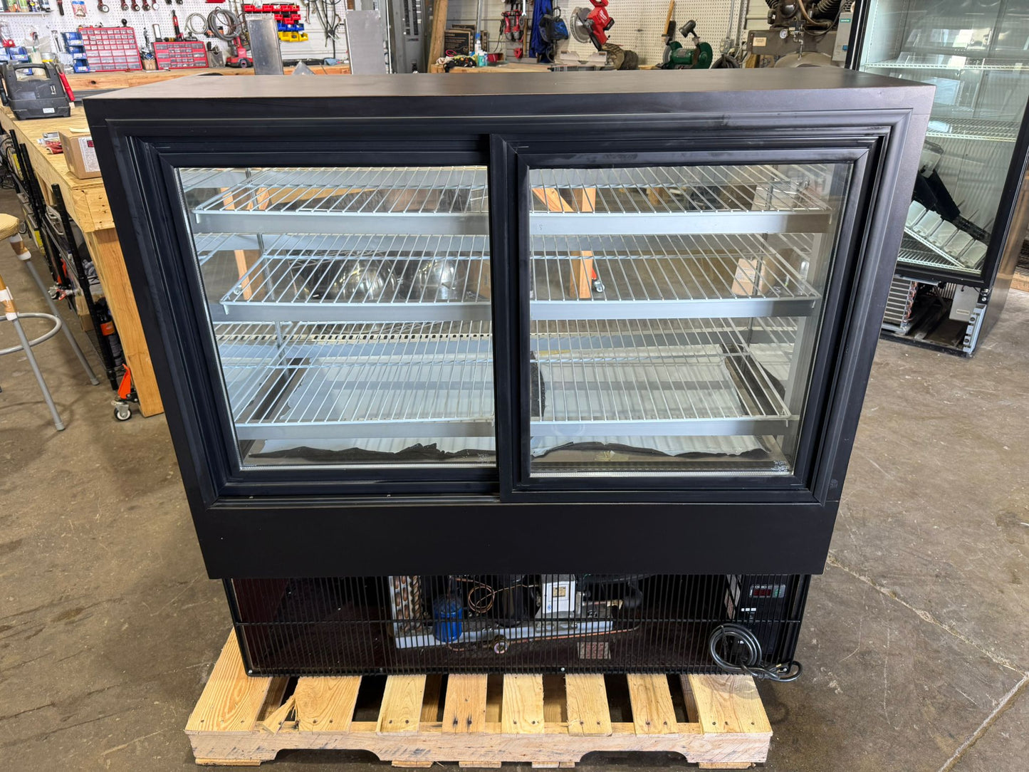 New 48" CDS RPDW-F Forced Air Refrigerated Deli Case Lighted Display 115V