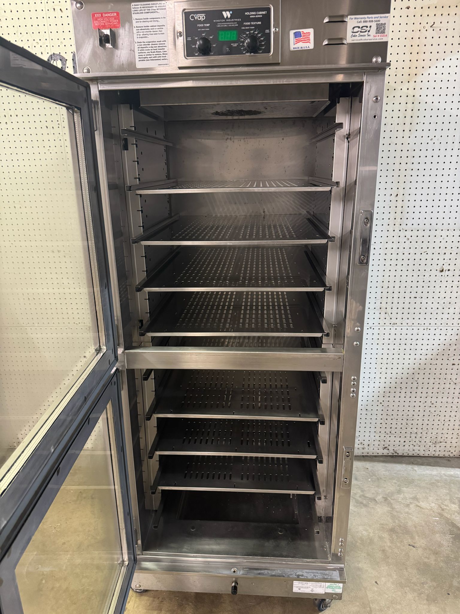 Used Winston HA4522ZE CVAP Insulated Humidified Heated Holding Cabinet 120V