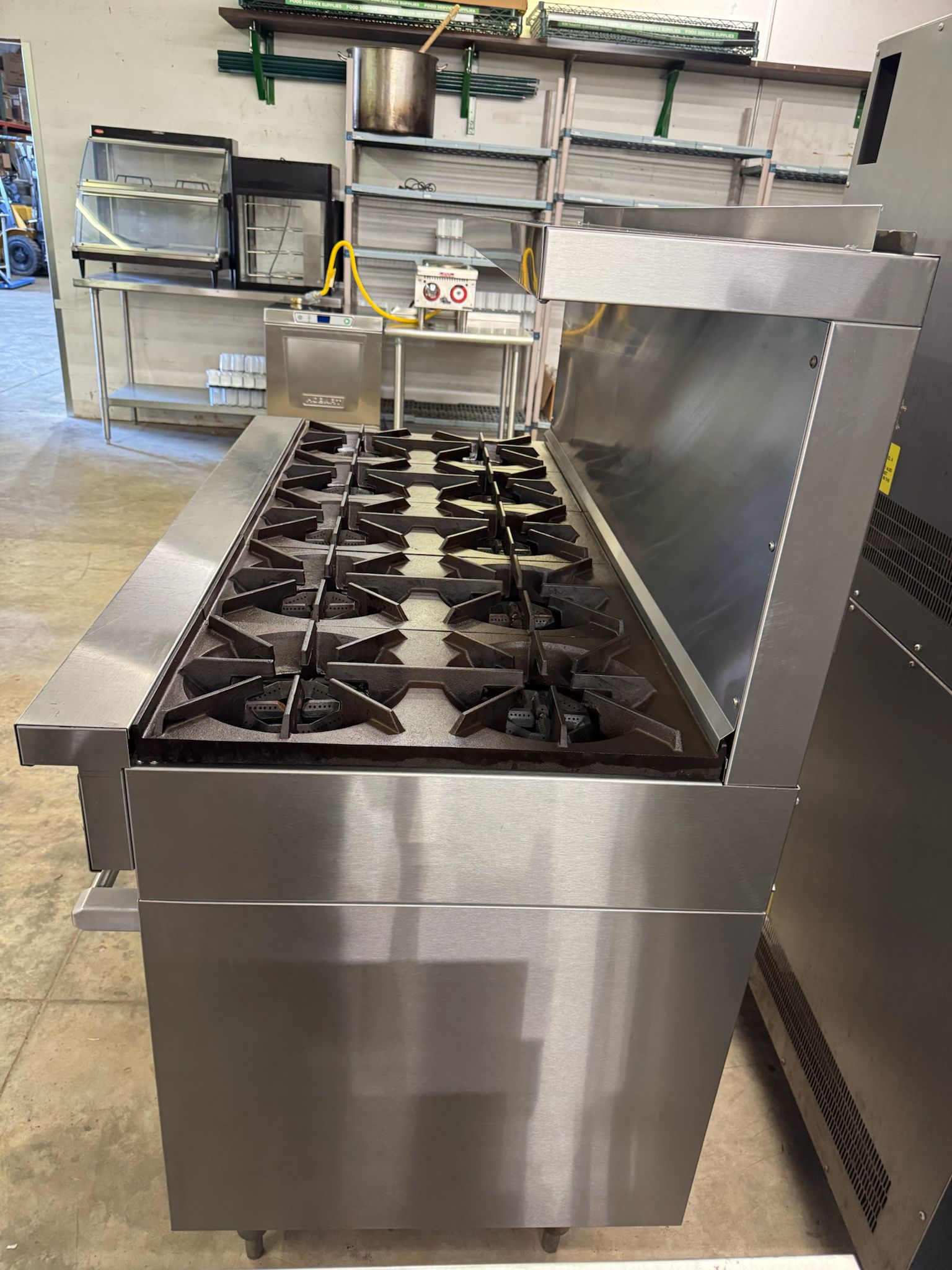 Used 60" U.S. Range S-10-2626 Natural Gas 10 Burner Range with 2 Ovens