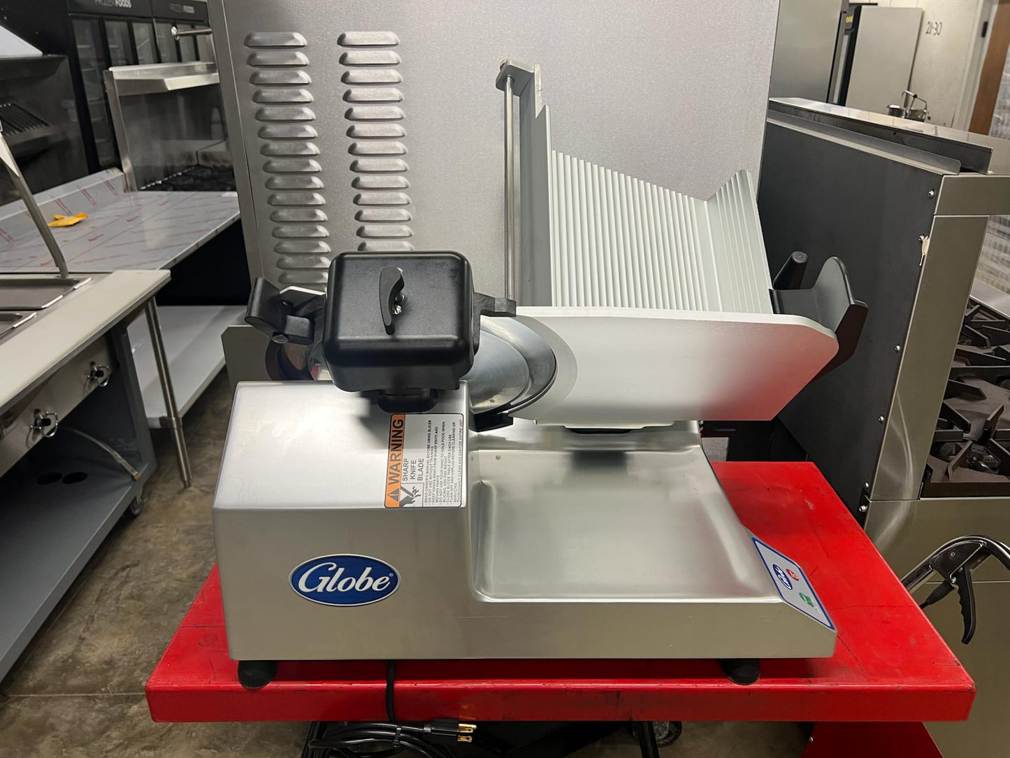 Used 13" Globe S13 Heavy-Duty Manual Deli Meat Slicer - 1/2 hp 115V