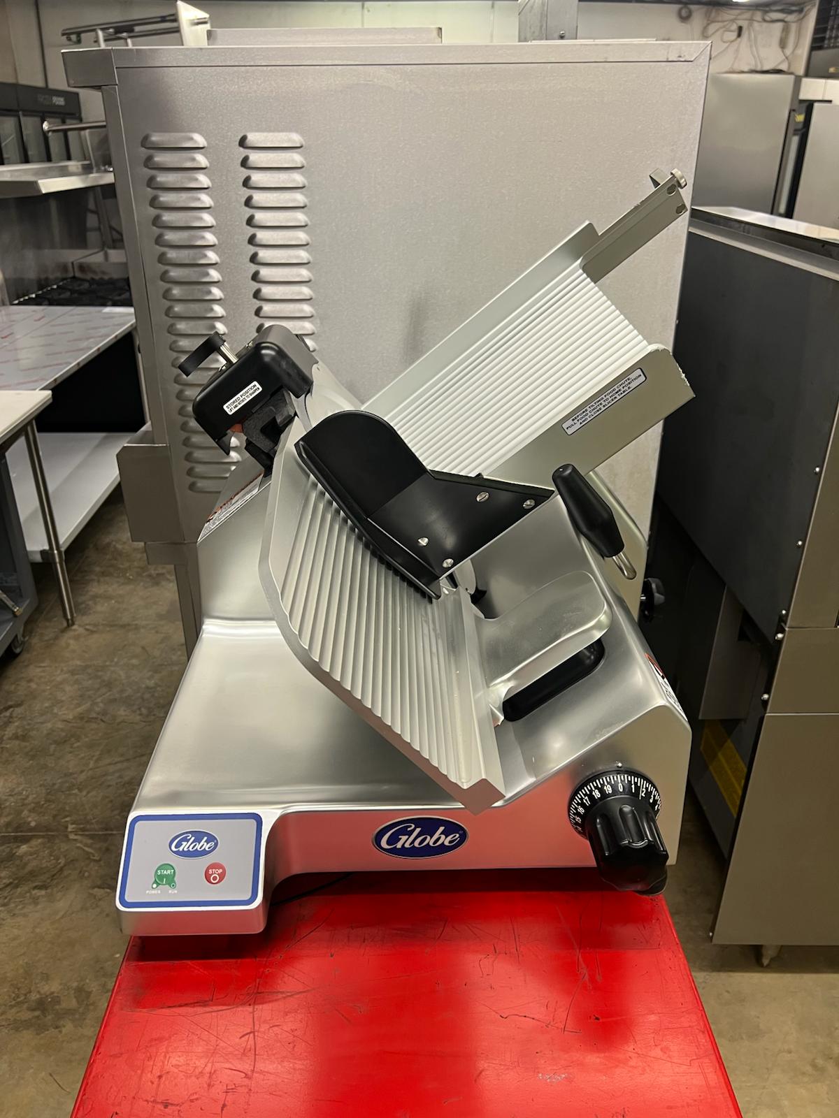 Used 13" Globe S13 Heavy-Duty Manual Deli Meat Slicer - 1/2 hp 115V