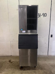 Used Hoshizaki KM-320MAH Air Cooled Crescent Cubed Ice Machine 120V - FG