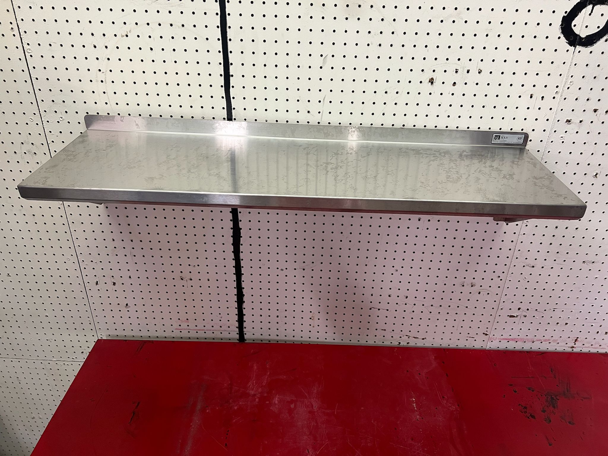 Used 54" X 12" Stainless Steel Shelf