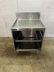 Used Perlick 24"X24" Stainless Underbar Glass Rack Drainboard