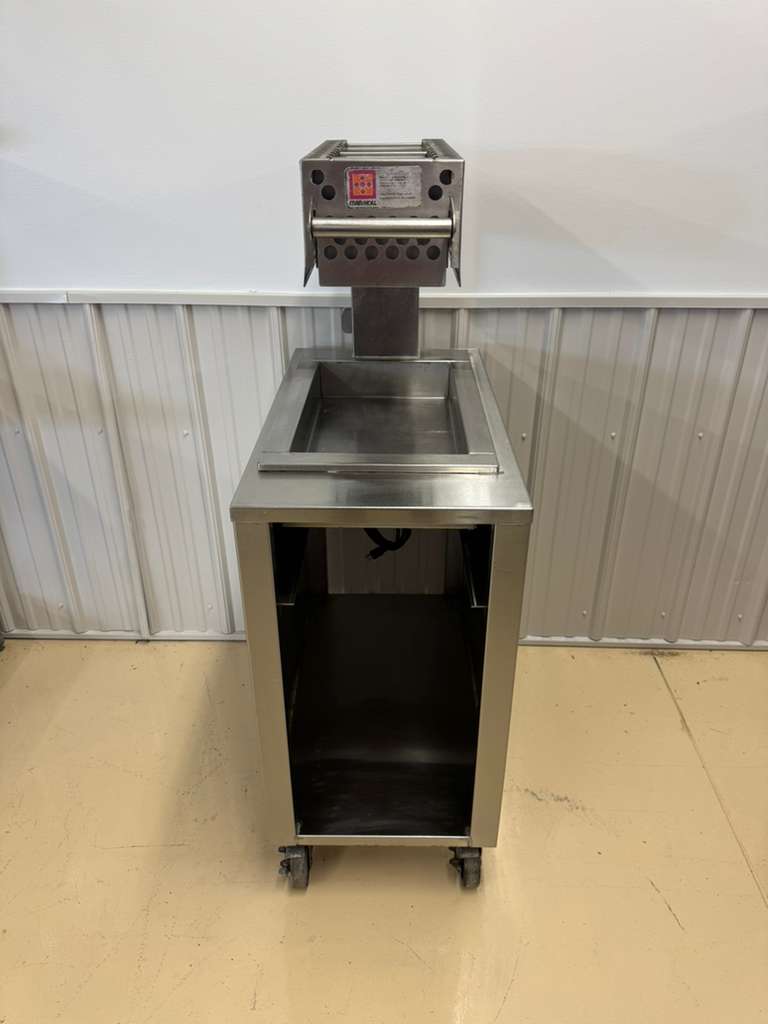 Used Marshall CZ3 Fryer Dump Station Warmer with Cart and Casters 120V
