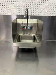 Used John Boos PBHS-W-0909 Stainless Steel Hand Sink with Faucet