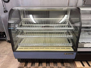 Used 50" True TCGR-50 Refrigerated Curved Glass Display Case 120V