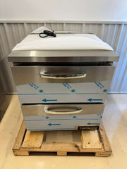 New 27" Continental D27N Designer Line Undercounter 2 Drawer Refrigerator 120V