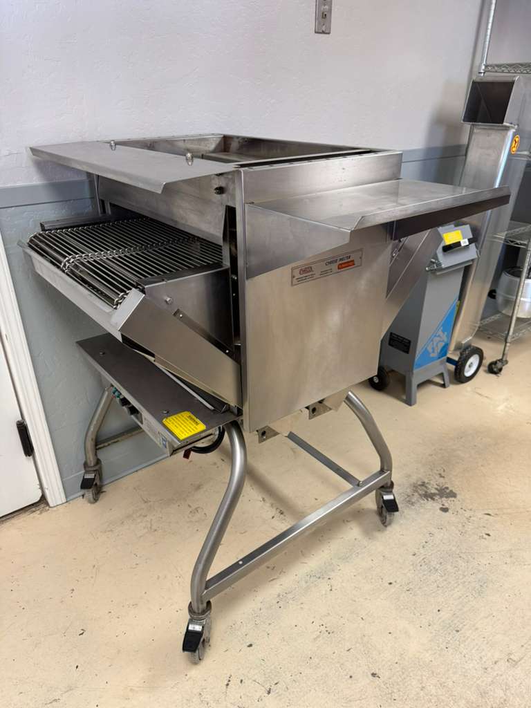 Used Nieco 820 Natural Gas Automatic Conveyor Cheese Melter 55,000 BTU