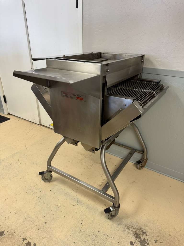 Used Nieco 820 Natural Gas Automatic Conveyor Cheese Melter 55,000 BTU