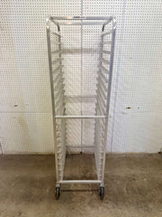 Used Channel 20 Slot Sheet Pan Rack on Casters