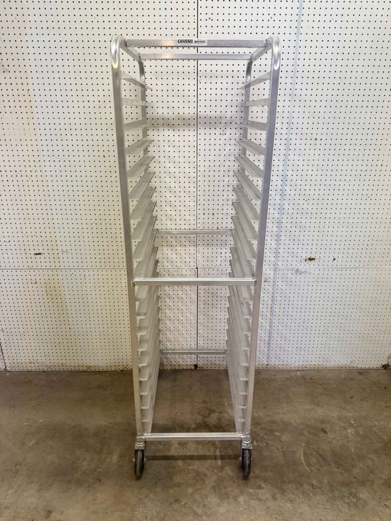 Used Channel 20 Slot Sheet Pan Rack on Casters