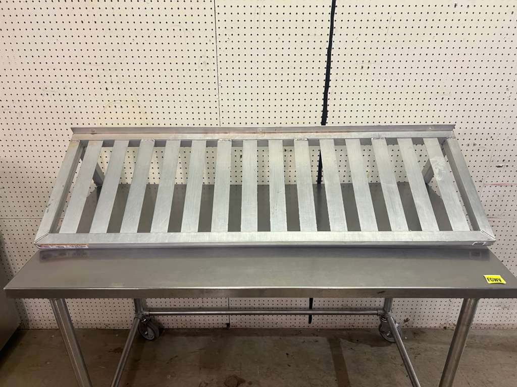 Used 48"x 19.5" Aluminum Wall Shelf