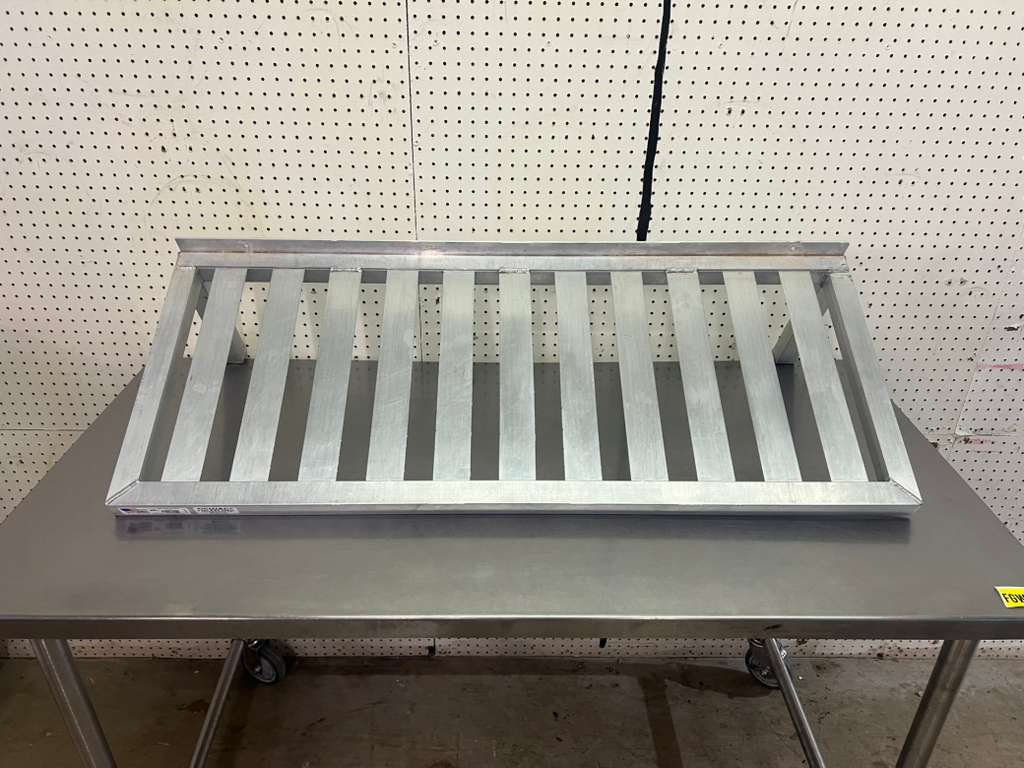 Used 48"x 19.5" Aluminum Wall Shelf