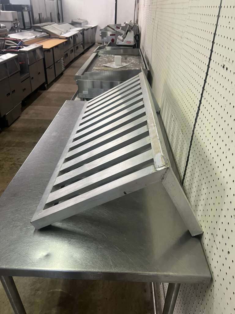 Used 48"x 19.5" Aluminum Wall Shelf