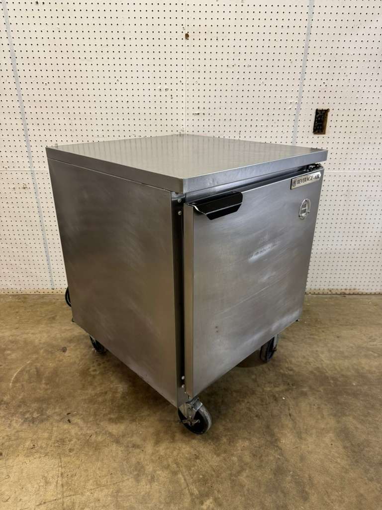 Used 27" Beverage-Air WTF27A Single Door Undercounter Worktop Freezer 120V