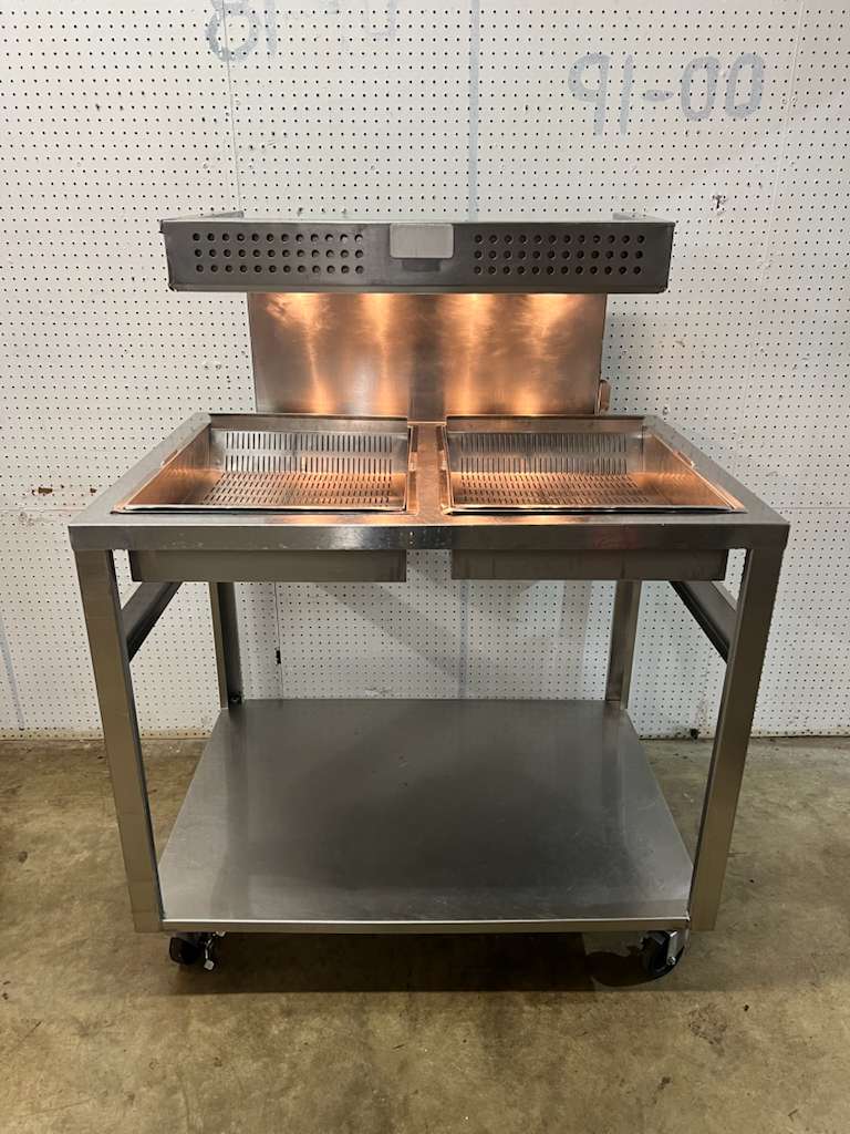 Used Marshall 145486SS Commercial Stainless Deep Fryer Warming Dump Station 120V - FG