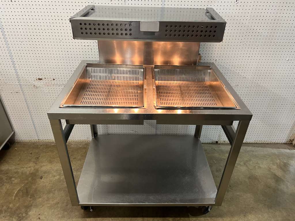 Used Marshall 145486SS Commercial Stainless Deep Fryer Warming Dump Station 120V - FG