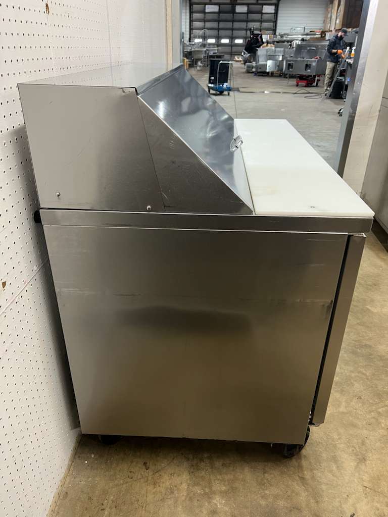 Used 48" Beverage Air SPE48HC-12 Sandwich/Salad Prep Table w/ 2 Doors - FG
