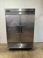 Used 2016 True T-49F Stainless 2 Door Solid Door Reach-In Freezer 120V