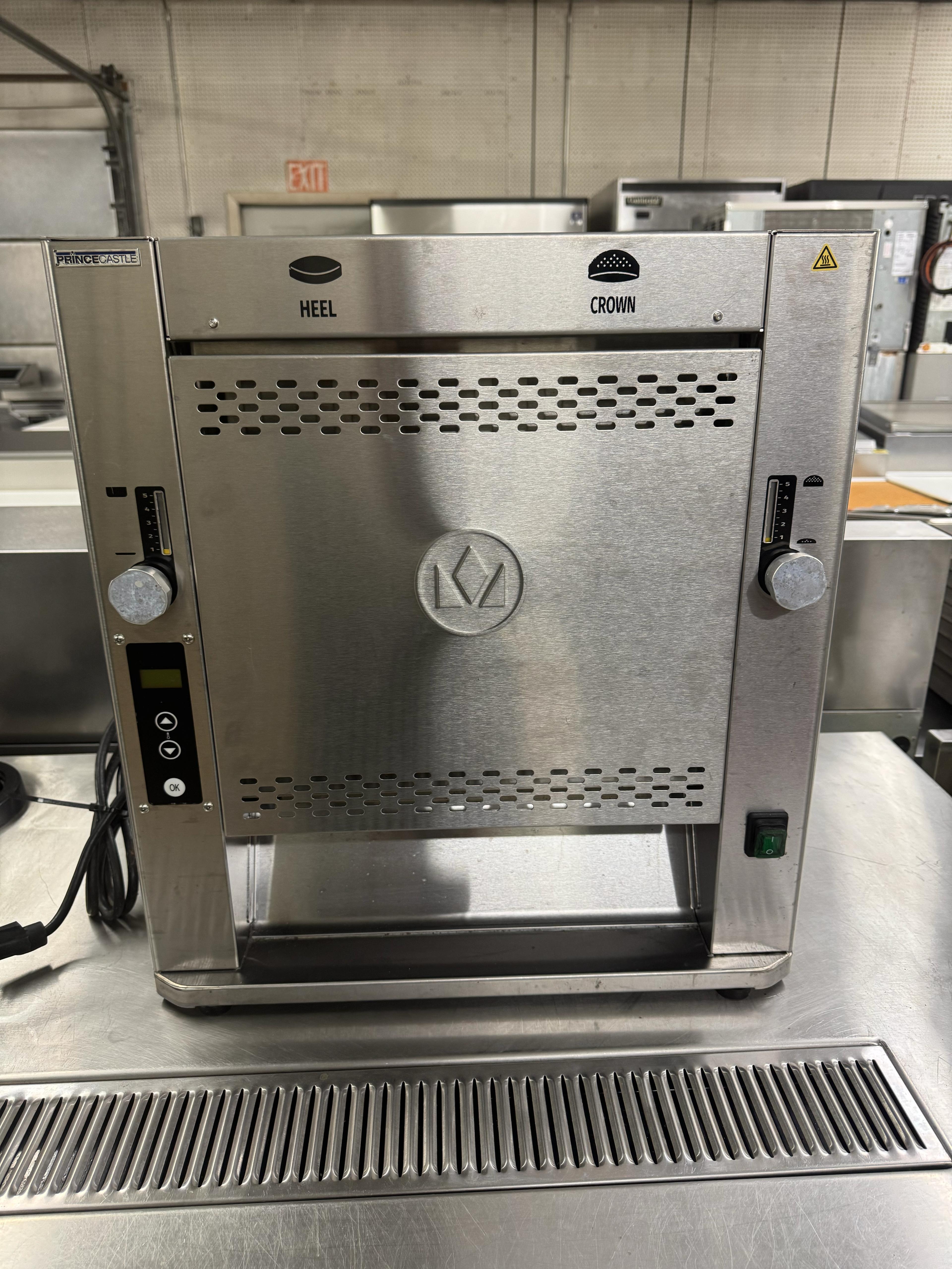 Used Prince Castle CTS-WS Vertical Contact Bun Toaster with Silicone Belt - 120V, 1500W
