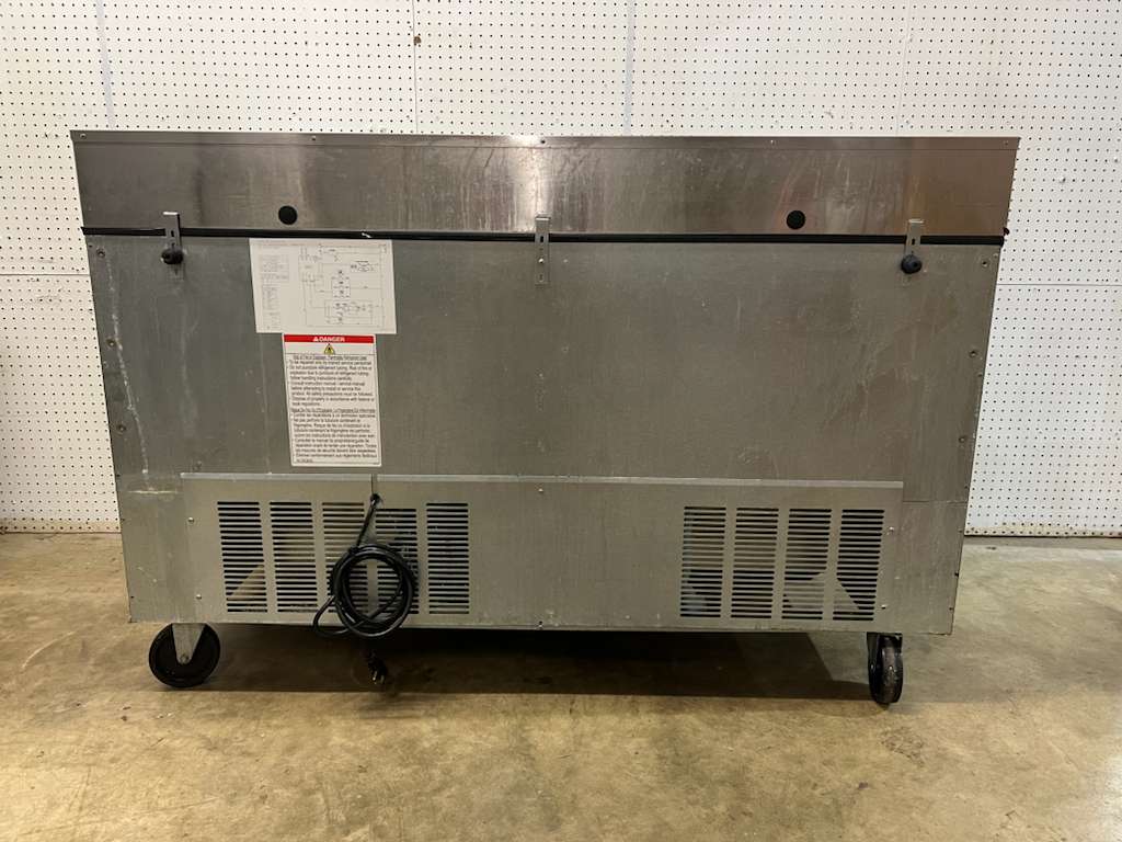 Used 60" Hoshizaki WR60B Steelheart Stainless Steel 2 Door Worktop Refrigerator - TH1 - Falcon Restaurant Supply - 3