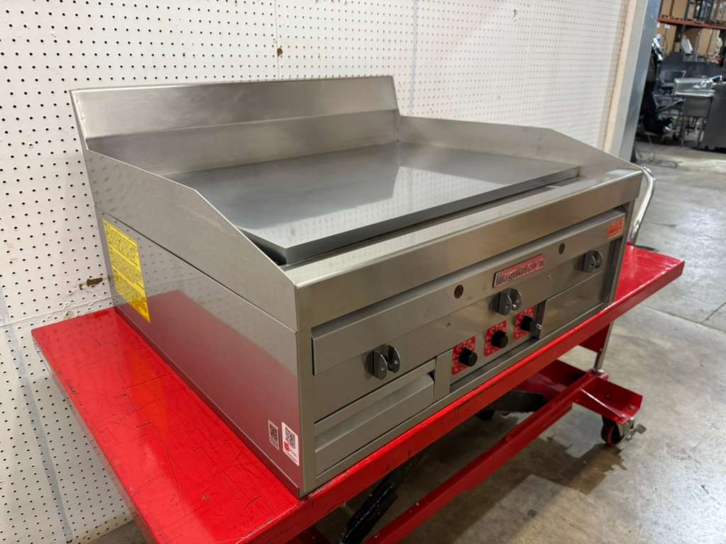 Used 2021 36" MagiKitch'n MKG - 36 Griddle with Thermostatic Controls - 90,000 BTU - FG - Falcon Restaurant Supply - 3
