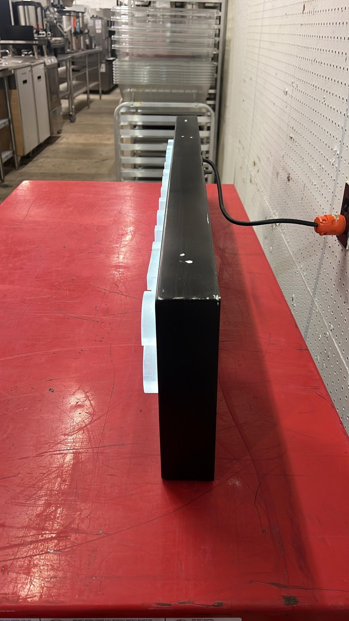 Used 50"x 10.25" Light Up Milkshakes Sign 115V - FG - Falcon Restaurant Supply - 3