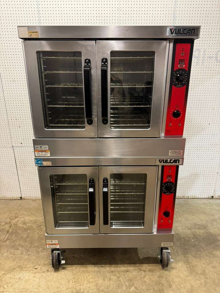 Used Vulcan VC4GD-11D1 Double Deck Natural Gas Convection Oven