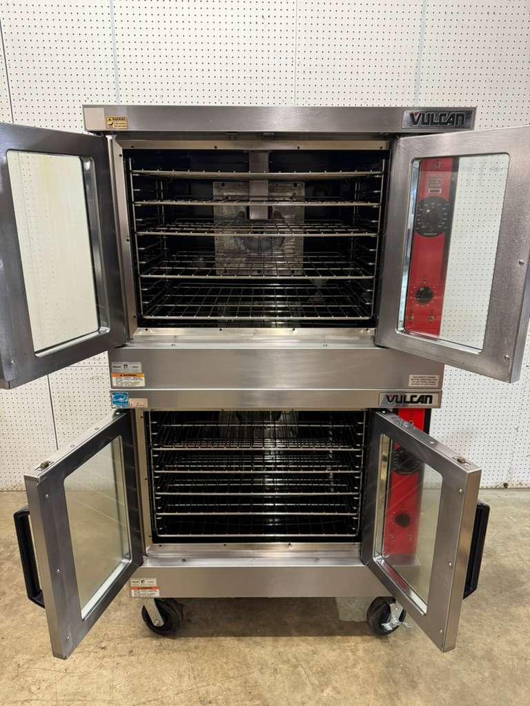 Used Vulcan VC4GD-11D1 Double Deck Natural Gas Convection Oven