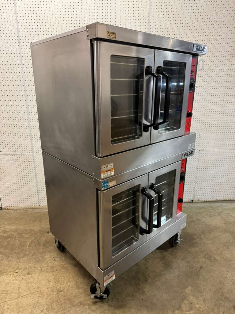 Used Vulcan VC4GD-11D1 Double Deck Natural Gas Convection Oven