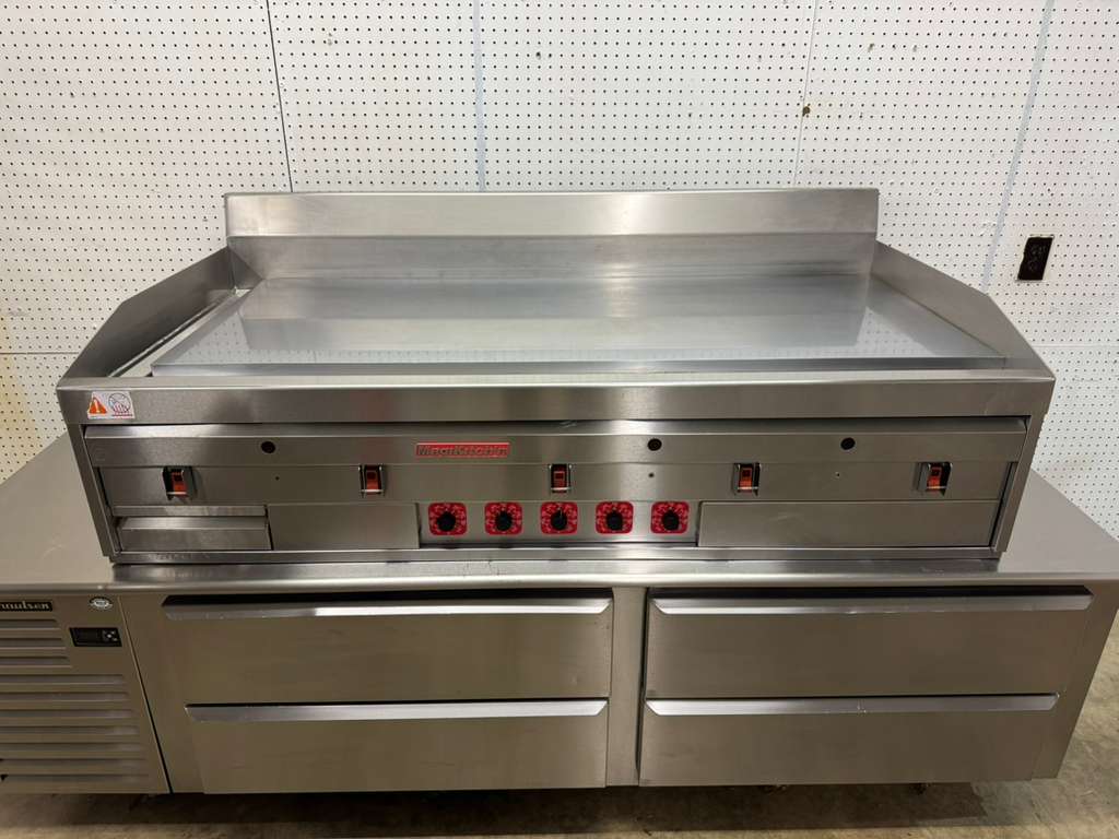 Used 2022 60" MagiKitch'n MKG - 60 - SV NG Griddle with Thermostatic Controls - 150,000 BTU - Falcon Restaurant Supply - 1