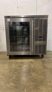 Used 36" Perlick BBS36 Refrigerated Back Bar Cooler 7.4 Cu Ft Capacity - TH1