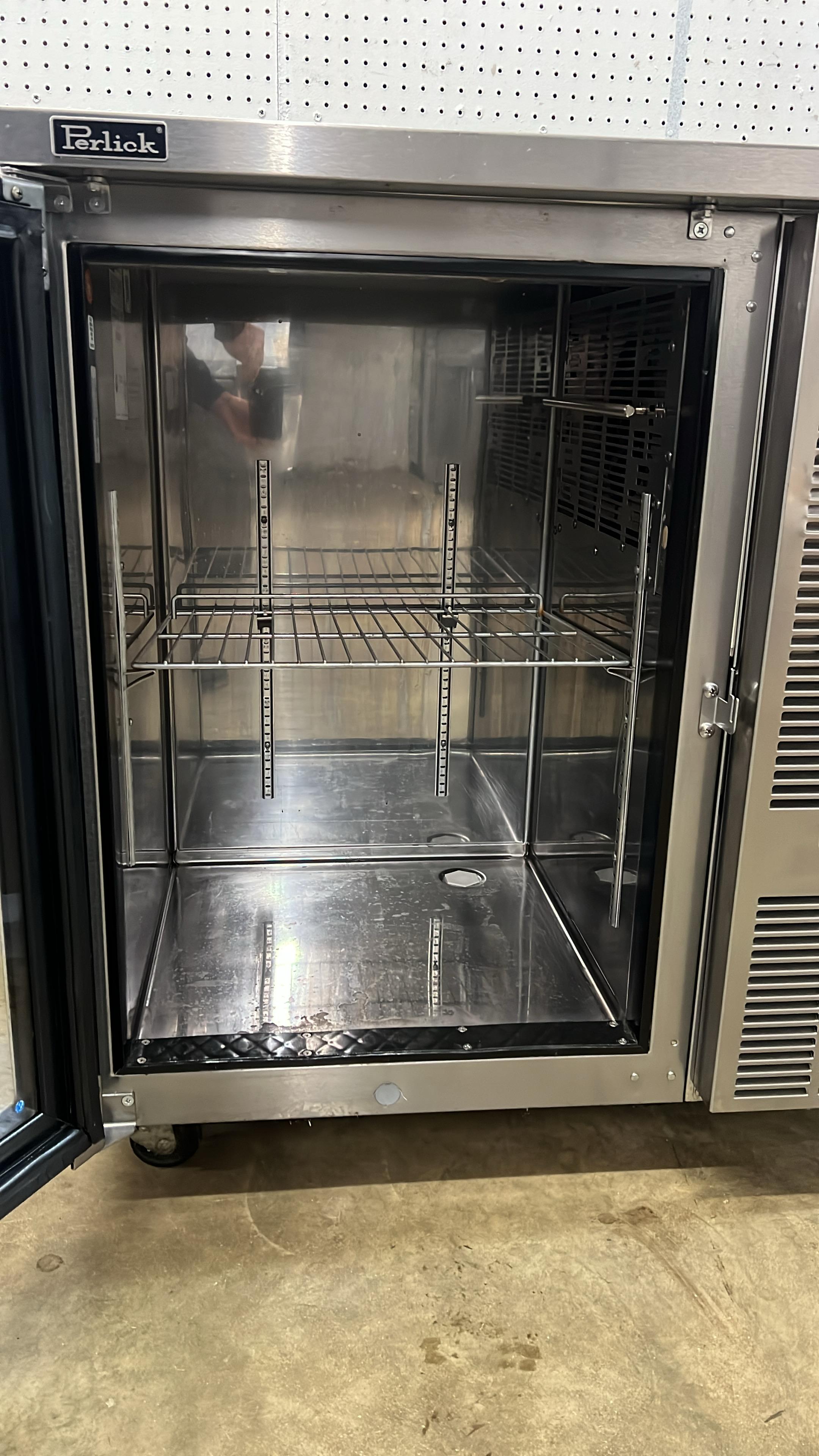 Used 36" Perlick BBS36 Refrigerated Back Bar Cooler 7.4 Cu Ft Capacity - TH1