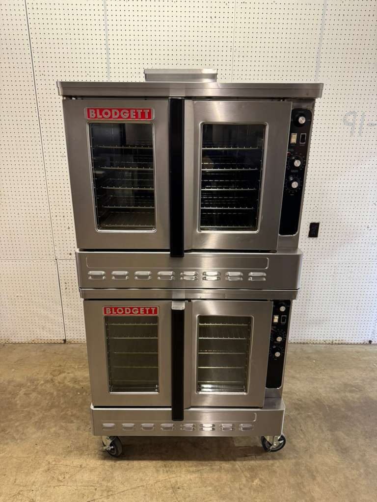 Used Blodgett DFG-100-3 Double Deck Full Size Natural Gas Convection Oven