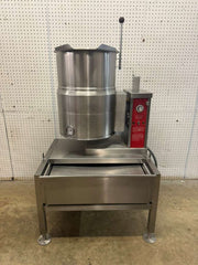 Used Crown Steam EC-12TW 12 Gallon Electric Tilting Kettle - 3PH
