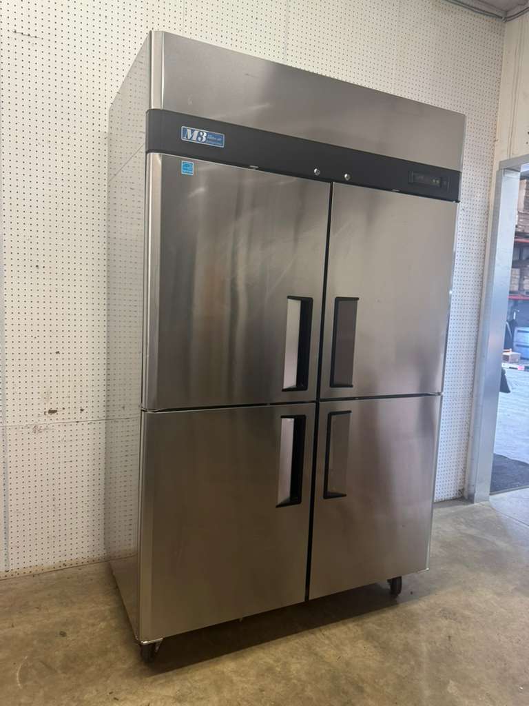 Used Turbo Air M3R47-4  52" Solid Half Door Stainless Steel Reach-In Refrigerator