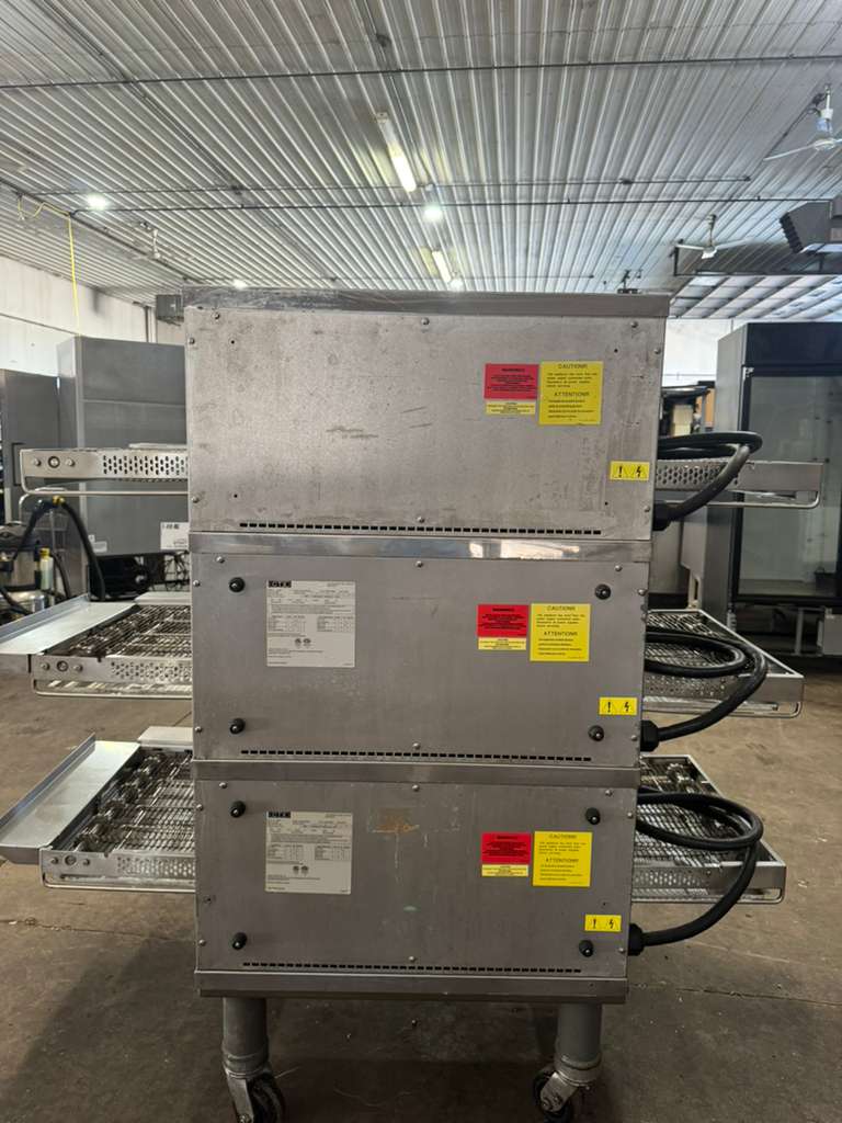 Used Middleby DZ33T CTX Electric Infrared Conveyor Oven Triple Stack 208V - 1 or 3Ph