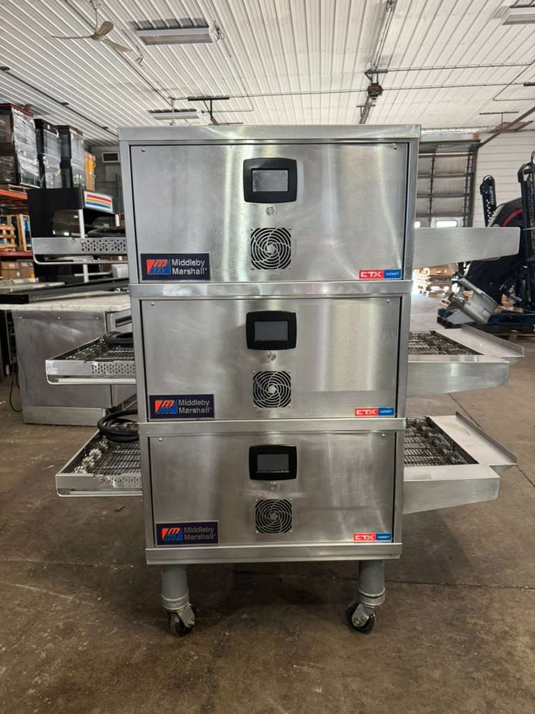 Used Middleby DZ33T CTX Electric Infrared Conveyor Oven Triple Stack 208V - 1 or 3Ph