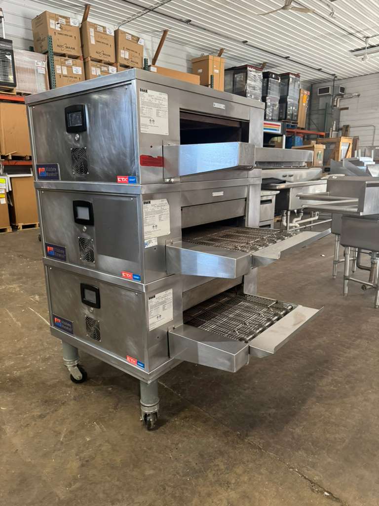 Used Middleby DZ33T CTX Electric Infrared Conveyor Oven Triple Stack 208V - 1 or 3Ph