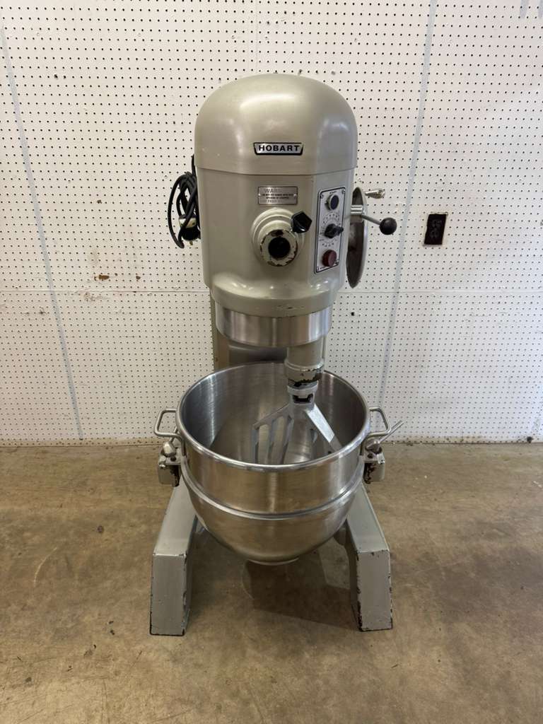 Used Hobart H600T 60qt 4 Speed Floor Mixer with Timer 230V 1PH