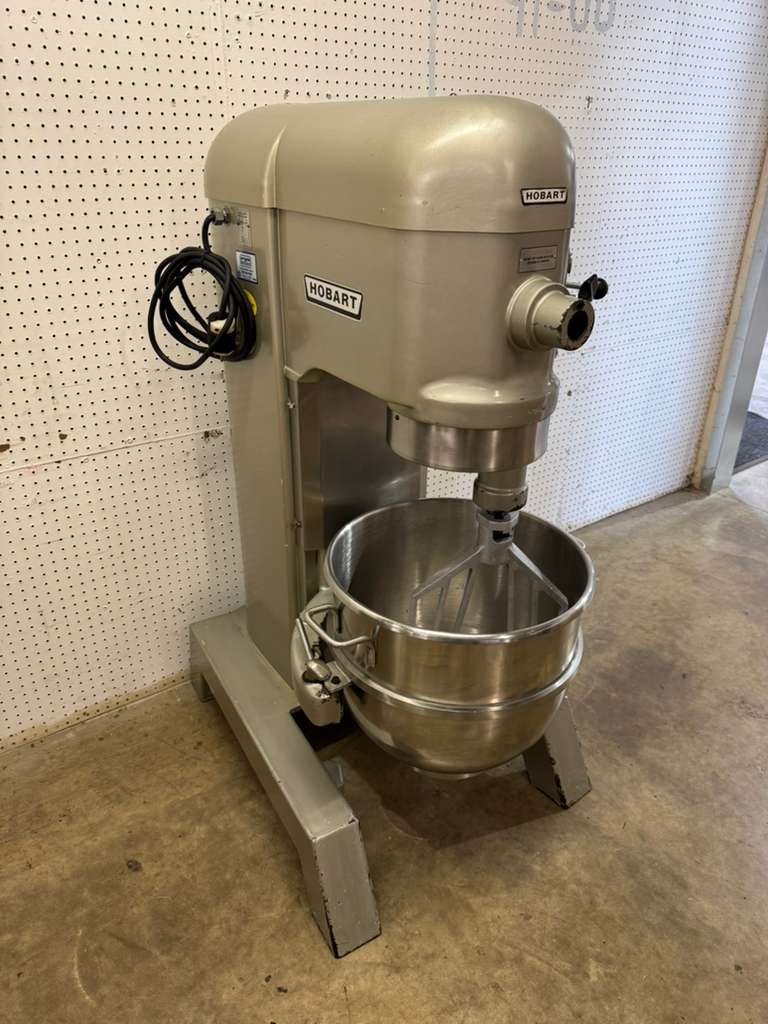Used Hobart H600T 60qt 4 Speed Floor Mixer with Timer 230V 1PH