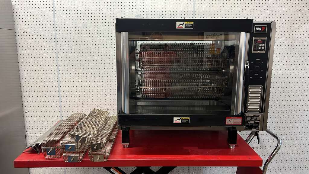 Used BKI DR-34 Countertop Electric Rotisserie Oven - 240V 1PH
