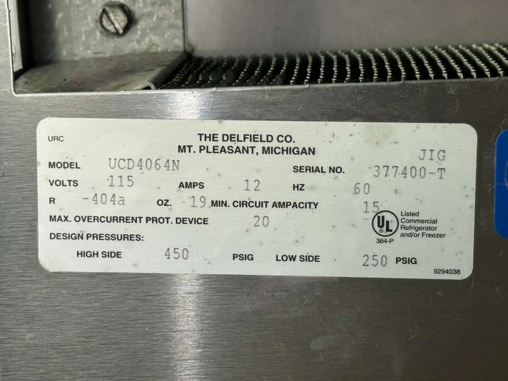 Used Delfield UCD4064N 4 -drawer Undercounter/Worktop Refrigerator 115V